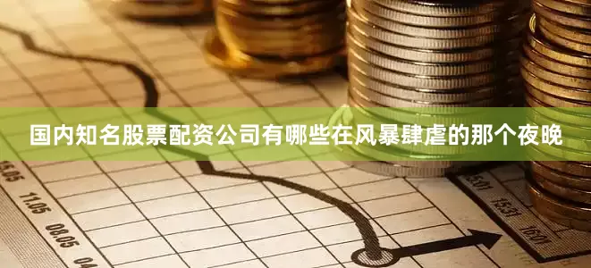 国内知名股票配资公司有哪些在风暴肆虐的那个夜晚